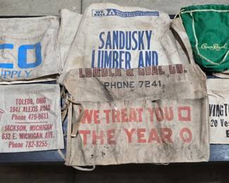 Vintage Lumber Builders' Aprons