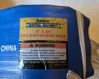 3x25 PVC DISCHARGE HOSE.