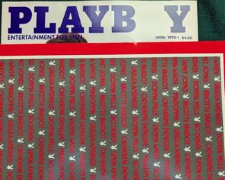 LARGE SELECTION 1990 PLAYBOY MAGS