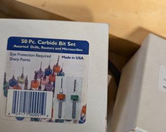 CARBIDE DRILL SET (SEVERAL)