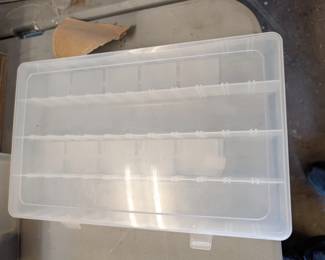 PLASTIC STORAGE CONTAINERS (SEVERAL)