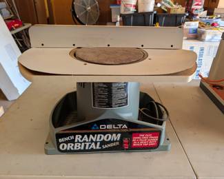 DELTA ORBITAL SANDER TABLE TOP TESTED