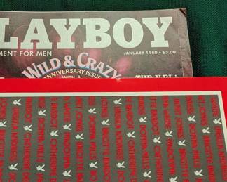 LARGE SELECTION 1980 PLAYBOY MAGAZINES