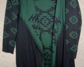 Signature Studio fringed sweater- XL