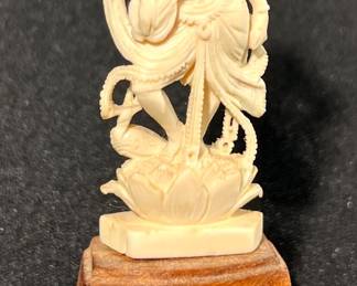Small carved Tibetan goddess