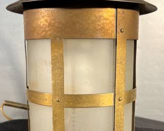 Arts and Crafts Style pendant lantern0