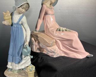 Vintage Lladro and Hummelwerk