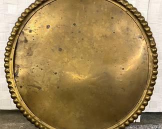 Large brass tray