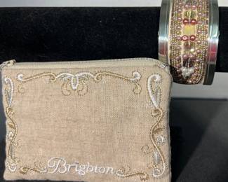 Brighton linen pouch and Christo New Delhi bangle