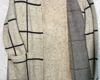 Eileen Fisher knit jacket and matching dress XL