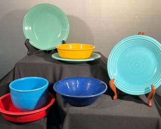 Assorted Fiesta ware