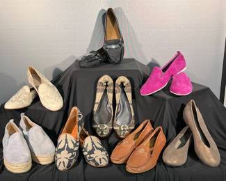 Size 10 Coach, Tory Burch, Michael Kors, Eileen Fisher, Ramon Tenza, Sam Edelman
