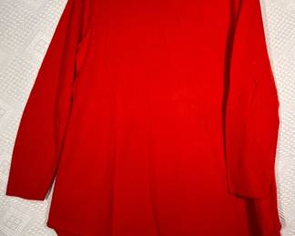 Neiman Marcus red Cashmere sweater- XL