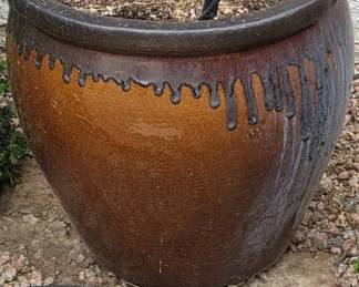 Terracotta Colore Glazed Pot