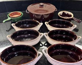 Crate And Barrel Stoneware Set Plus