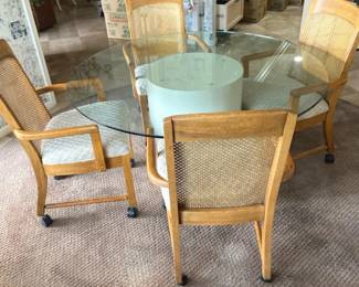 Vintage Mixed Media Dining Set