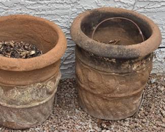 Two Terracotta Pots