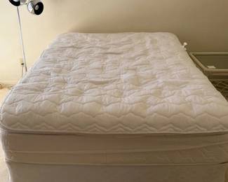 Queen Mattress, Box Spring  Metal Frame