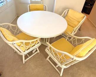 White Wooden Dining Set