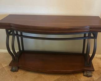 Large Dark Brown Console Table
