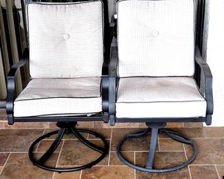 Two Swivel Chairs