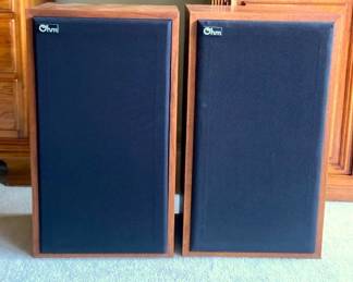 Ohm Electrodynamic Bookshelf Style Speakers