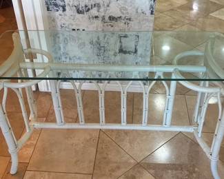 White Console Table