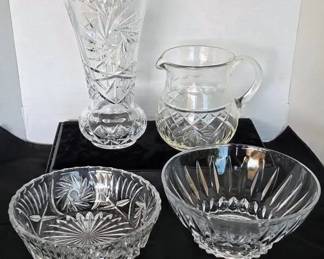 Cutglass Bowls  Vases