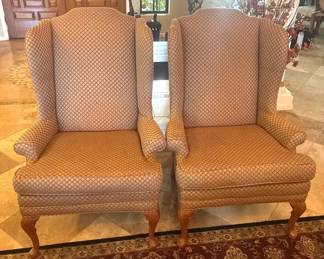 2 Wingback Chairs