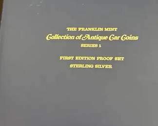 Franklin Mint First Edition Antique Car Coins