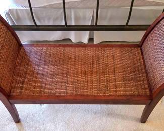 Rattan Bench