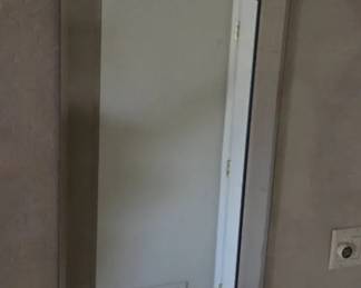 Tall Geometric Beveled Mirror