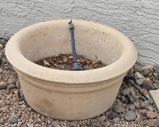 Terracotta Color Concrete Planter