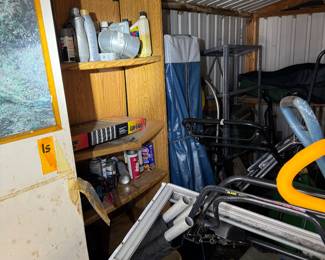 shed behind garage