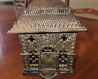 Vintage metal bank