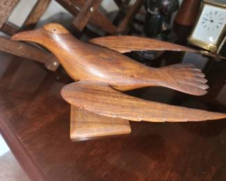 Elwyn Christian carved bird
