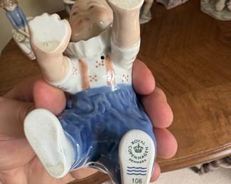 Collection of Lladro Porcelain Figurines, including Courtney and Royal Copenhagen Crawling Child third image