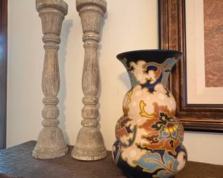 Decorative Ceramic GourdShaped Floral Vase third image
