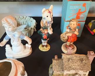 Assorted Vintage Porcelain and Ceramic Figurines, including Beatrix Potter and Hummelstyle fourth image