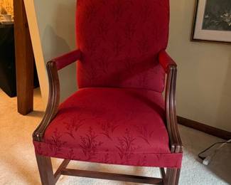 Chippendale Style Mahogany Armchair