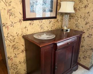 Drexel Mahogany Expandable Server Cabinet