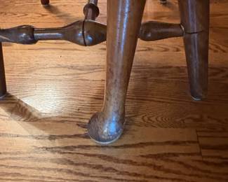 Vintage Nichols Stone Windsor Dining Set with Drop Leaf Table fourth image