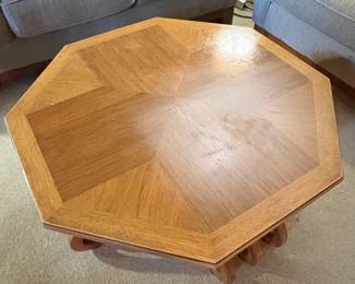 Vintage Drexel Esperanto Octagonal Coffee Table second image