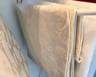 Collection of Vintage Decorative Fabric Remnants and Valances fifth image