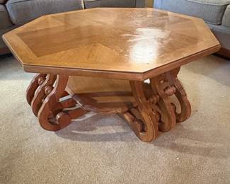 Vintage Drexel Esperanto Octagonal Coffee Table