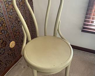 Vintage Painted Bentwood Bistro Chair