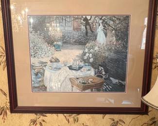 Claude Monet The Luncheon Monets Garden at Argenteuil Art Print third image