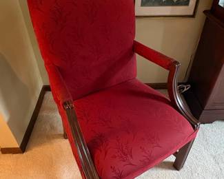 Chippendale Style Mahogany Armchair second image