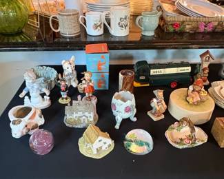 Assorted Vintage Porcelain and Ceramic Figurines, including Beatrix Potter and Hummelstyle third image