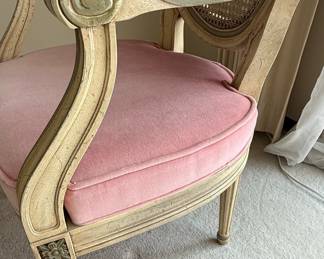 Henredon French Provincial Cane Back Armchair